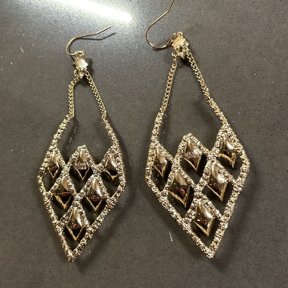 Alexis Bittar Crystal Lattice Earrings - Picture 3 of 3